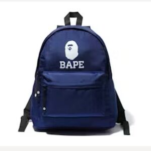 EUC Bape Happy New Year Kids Navy backpack FW20